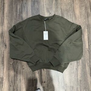 Popflex Brunch Sweater- Olive